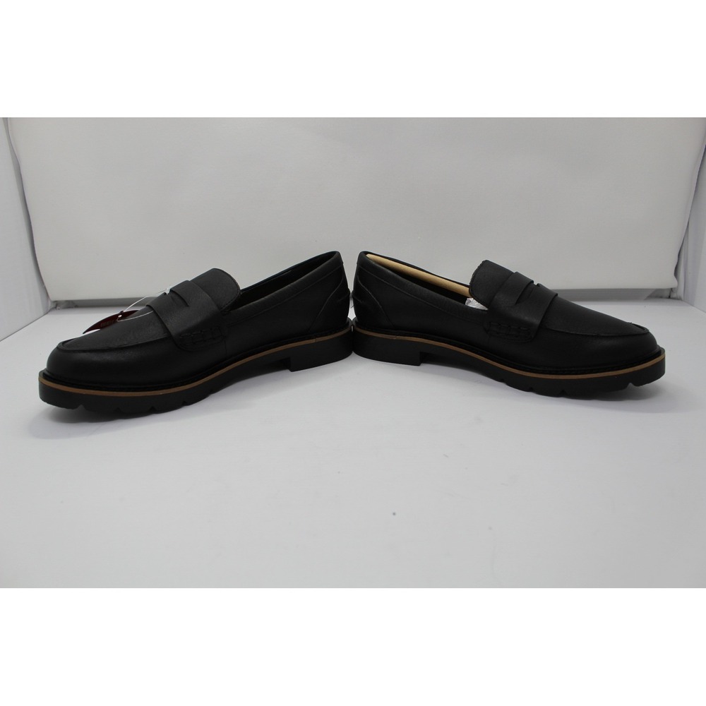 Blondo Penny Waterproof Black Leather Loafers Lug Sole PENN01SD 017 Womens 6.5 M - Picture 3 of 6